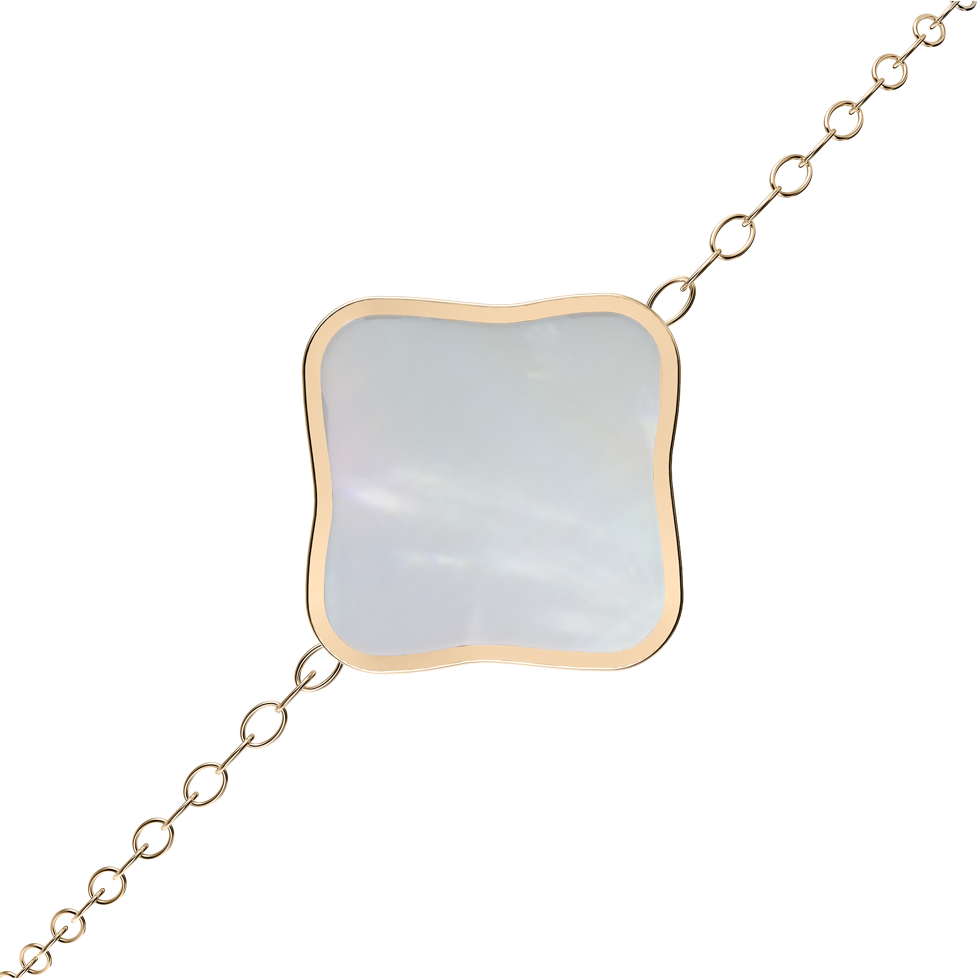 Flora Gold White Bracelet