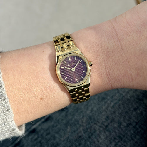 Victoria Gold Burgundy