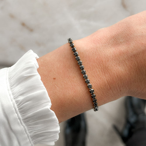 Ava Gold Black Bracelet