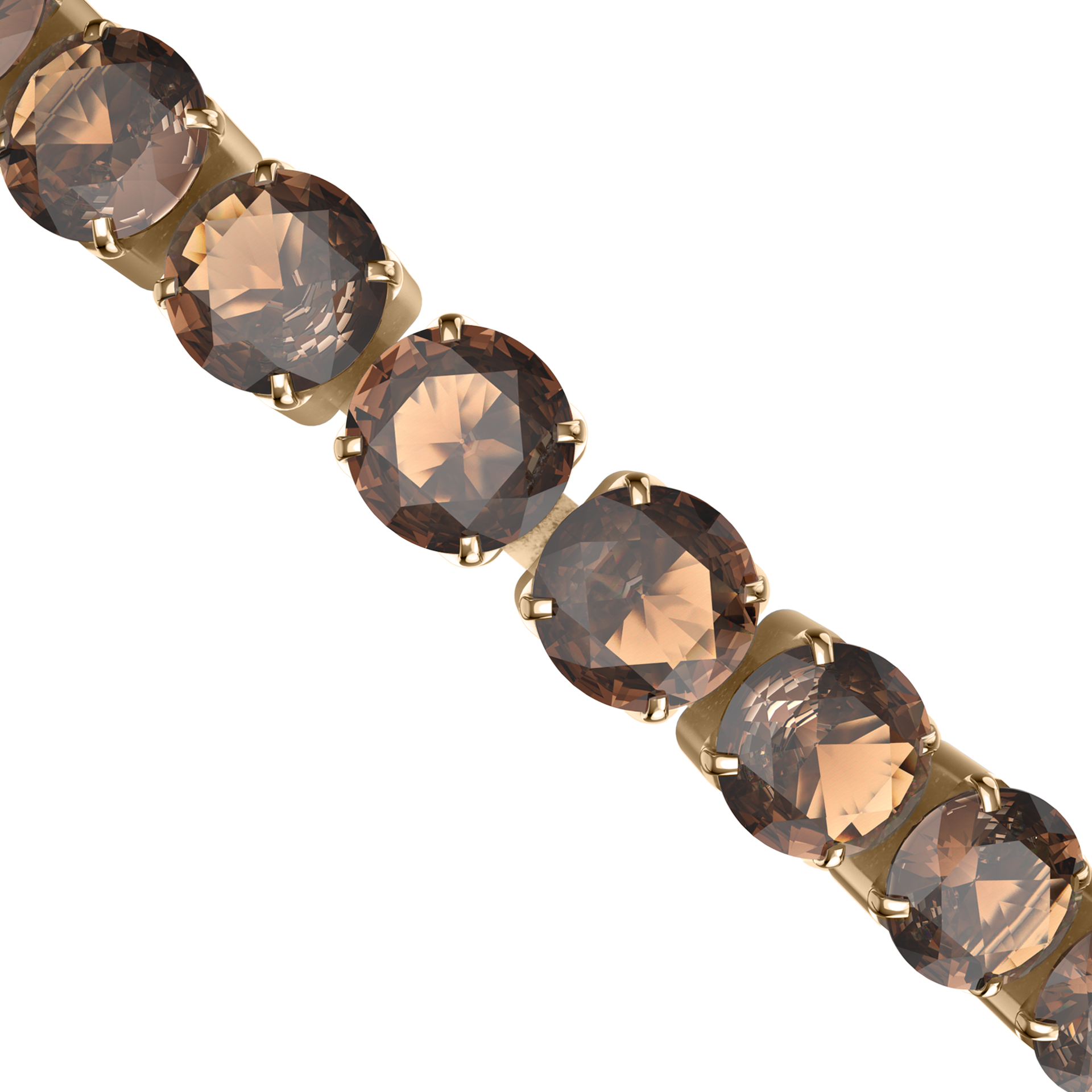 Ava Gold Brown Bracelet