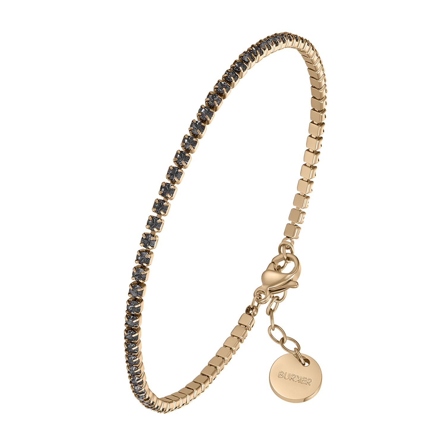 Ava Petite Gold Black Bracelet