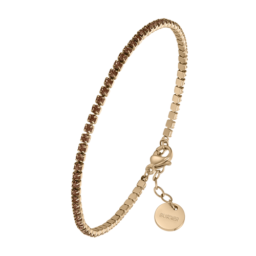 Ava Petite Gold Brown Bracelet