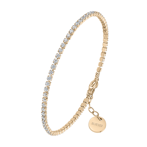 Ava Petite Gold White Bracelet