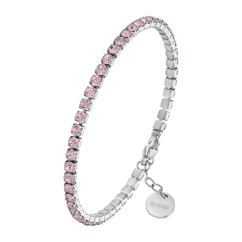 Ava Silver Pink Bracelet