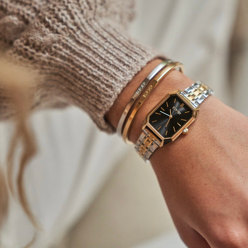 Isabell Black Gold Silver