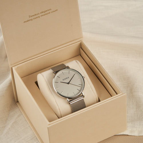 Ruby Silver White Mesh