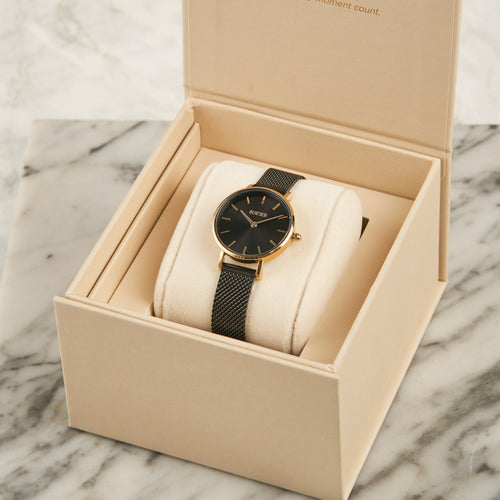 Ruby Petite Black Gold Mesh