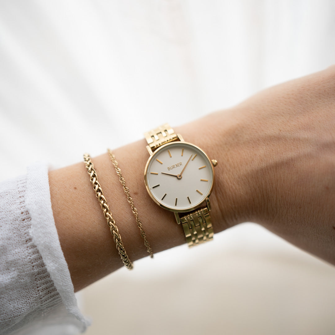 Ruby Petite Gold White