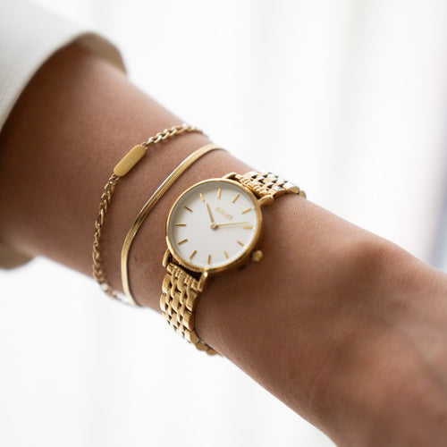 Ruby Petite Gold White