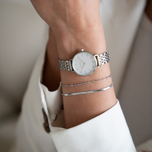 Ruby Petite Silver White