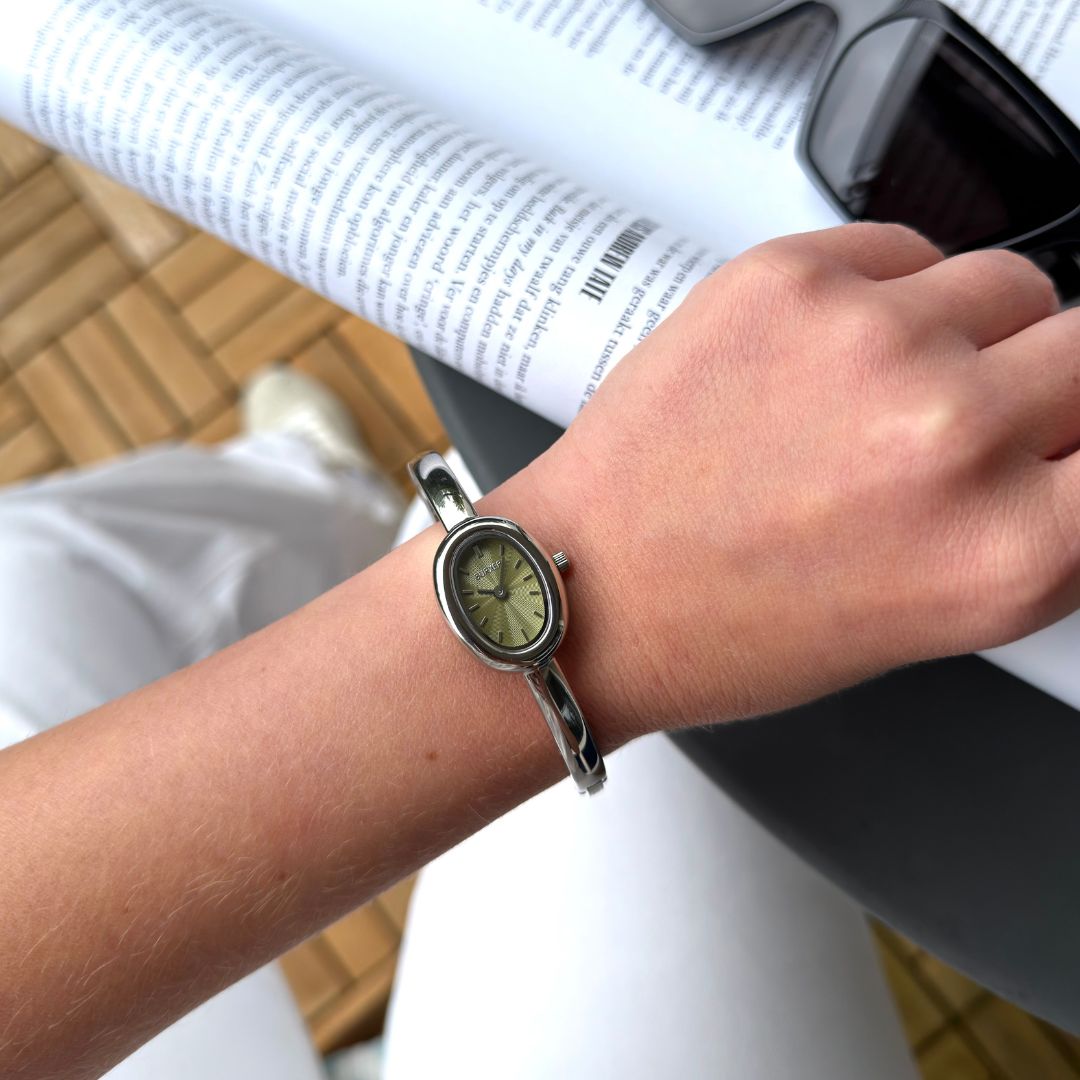 Diana Petite Silver Olive Green
