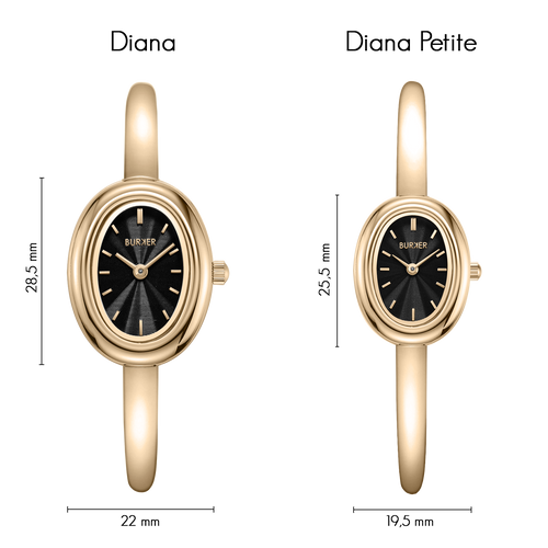 Diana Petite Gold Black