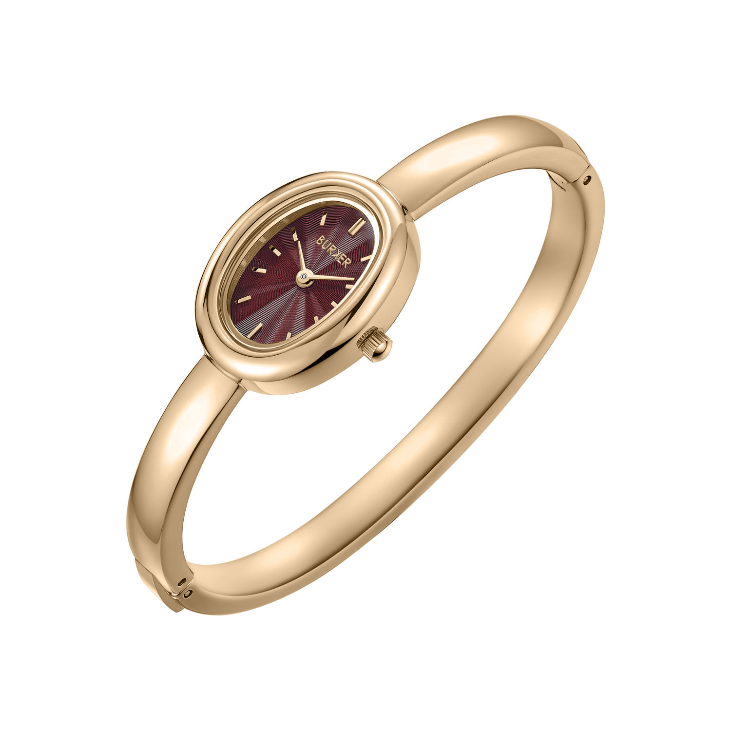 Diana Petite Gold Burgundy