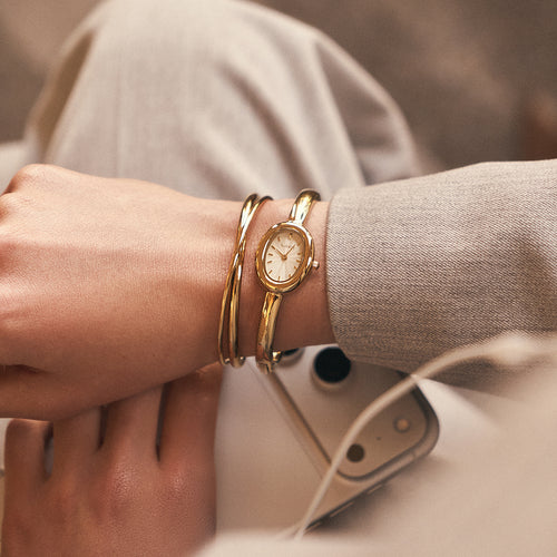 Diana Petite Gold White