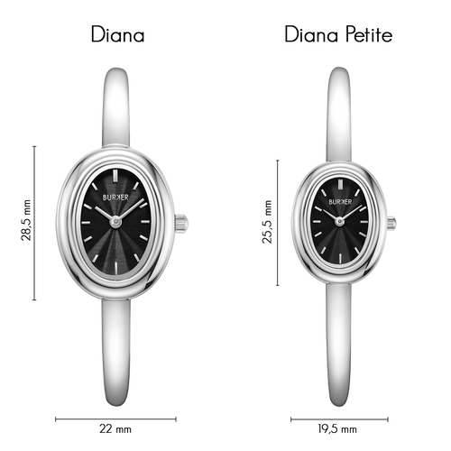 Diana Petite Silver Black