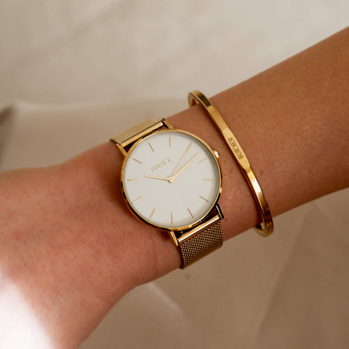 Ruby Gold White Mesh