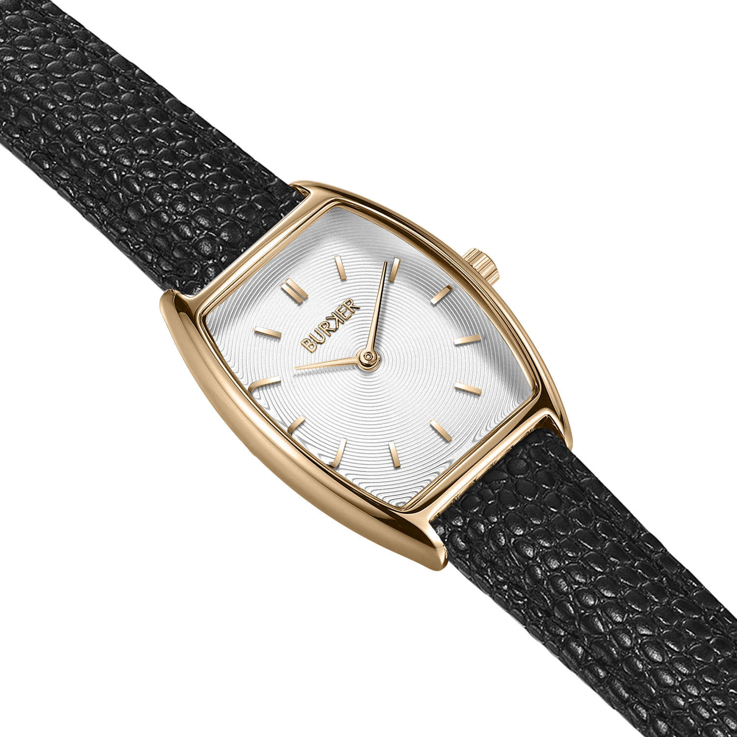 Grace Gold Black Leather