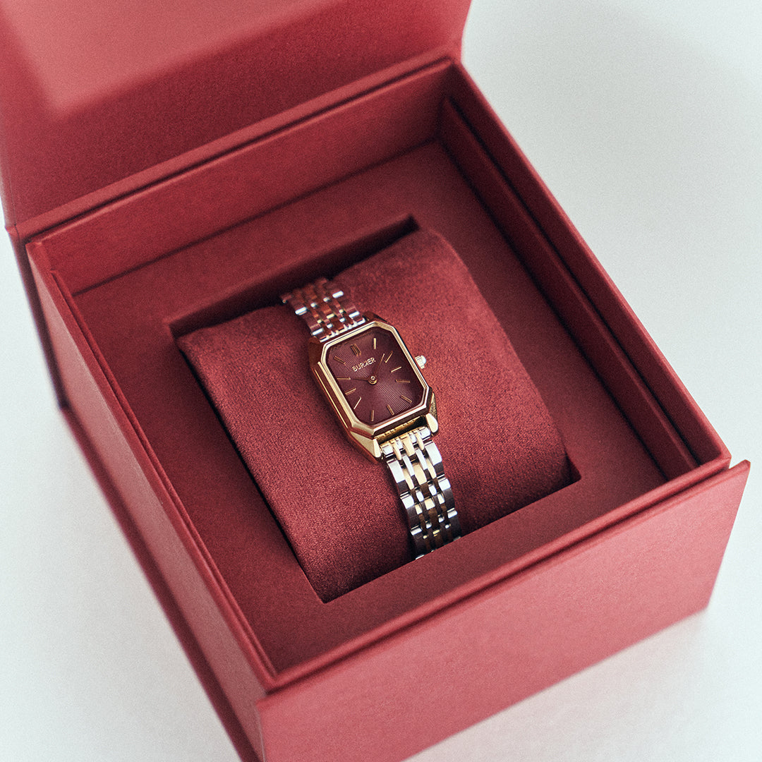 Isabell Petite Gold Silver Burgundy