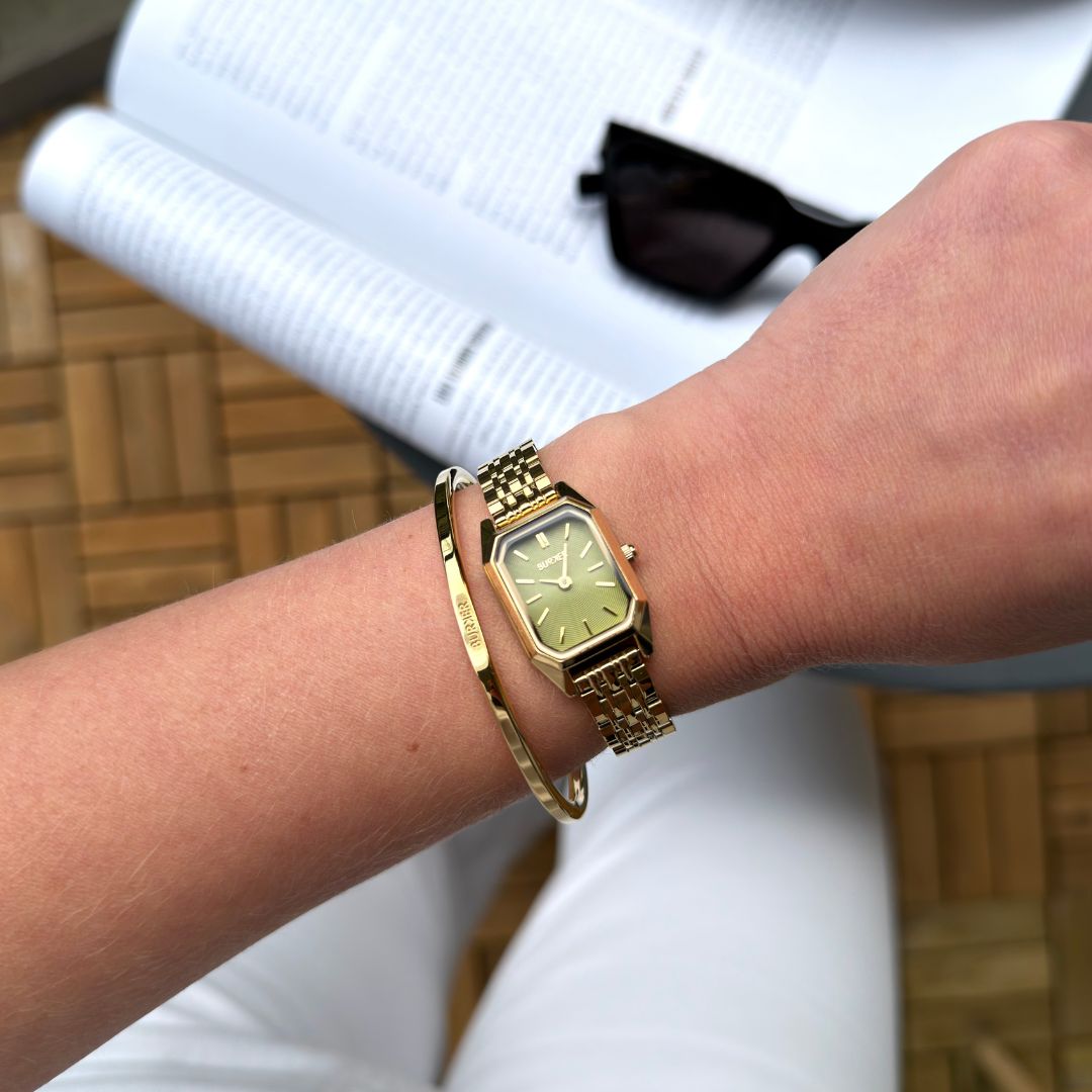 Isabell Petite Gold Olive Green
