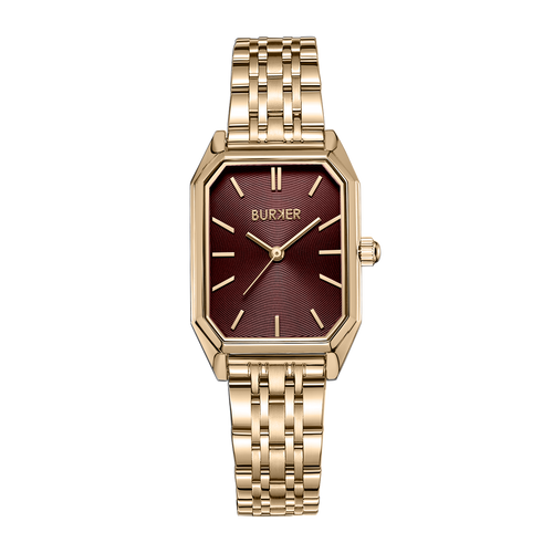 Isabell Gold Burgundy