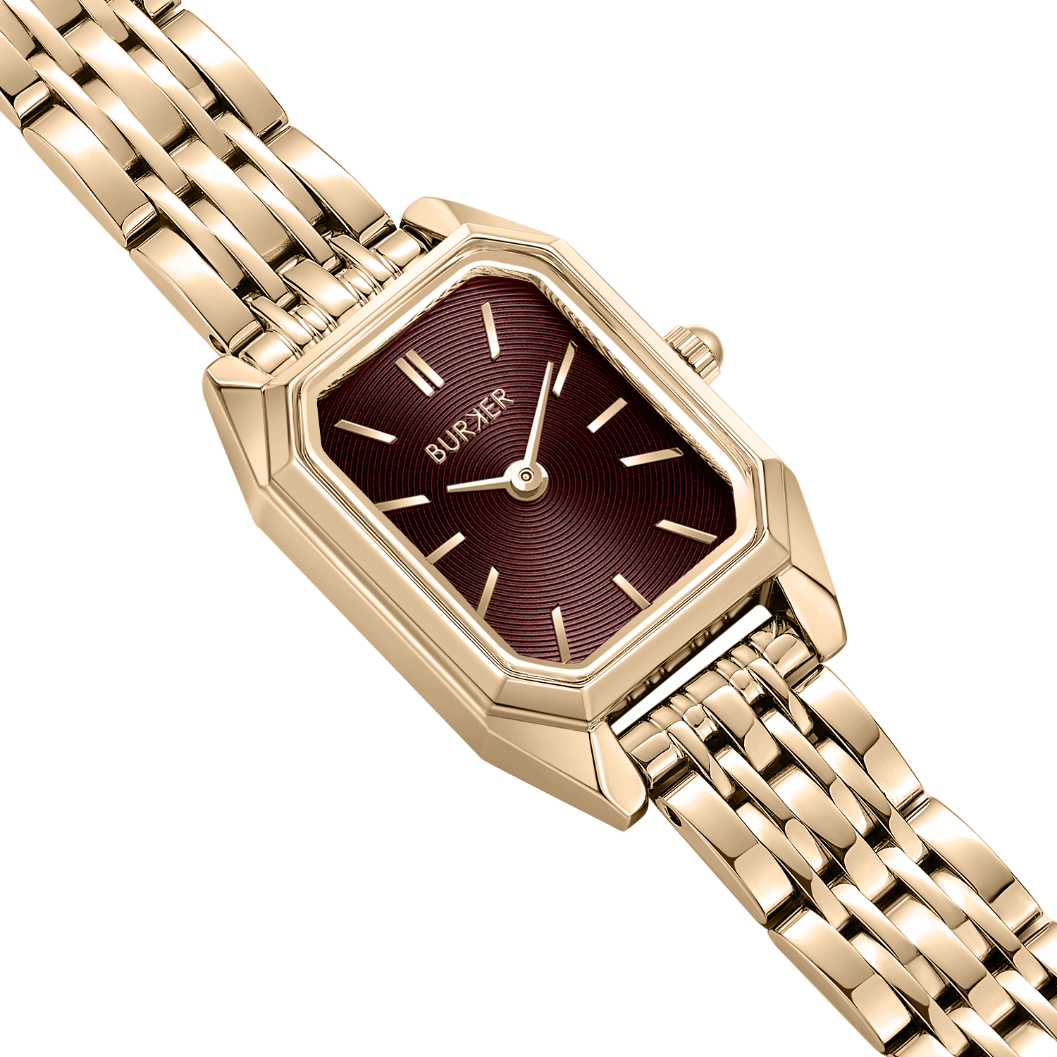 Isabell Petite Gold Burgundy