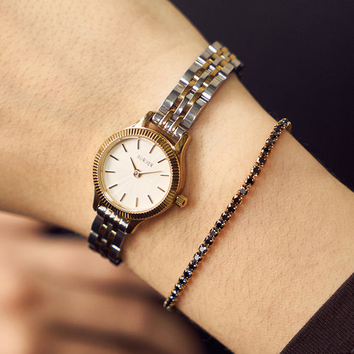 Ava Petite Gold Black Bracelet