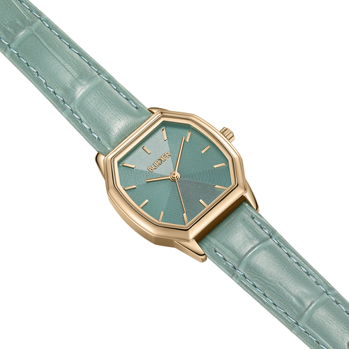 Julia Gold Grey Leather