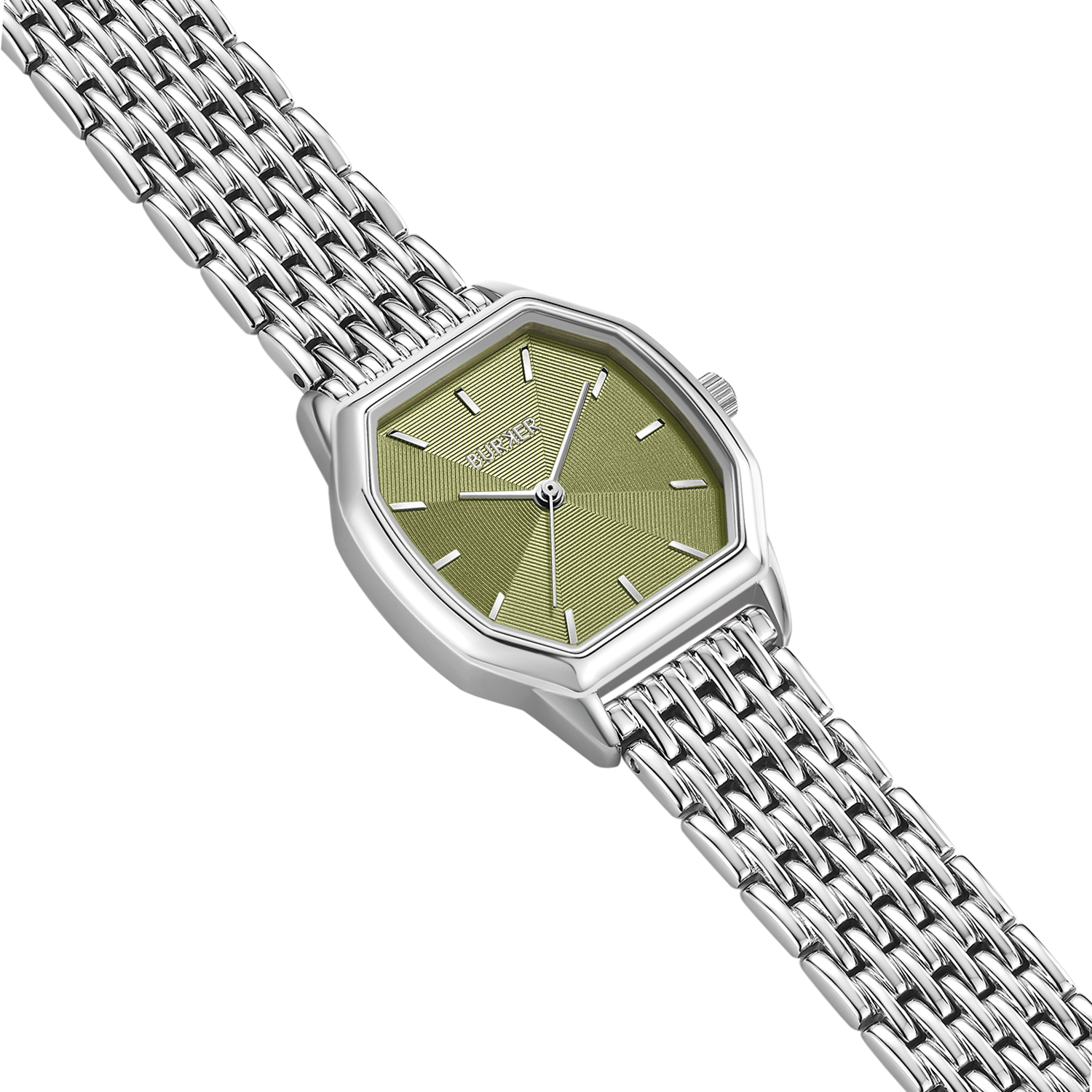 Julia Silver Olive Green