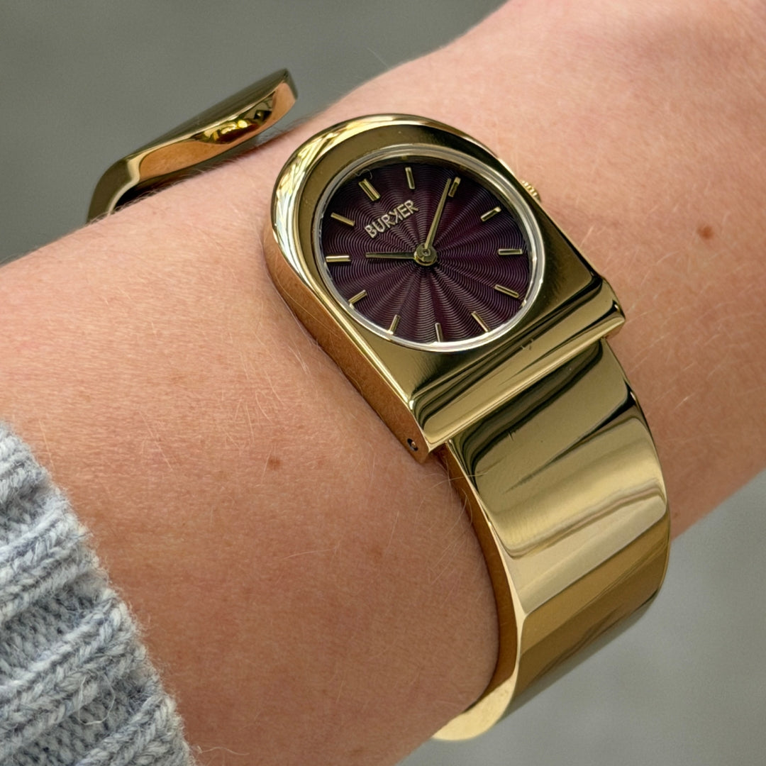 Kate Gold Burgundy