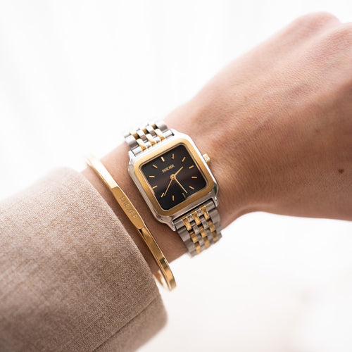 Macy Black Gold Silver