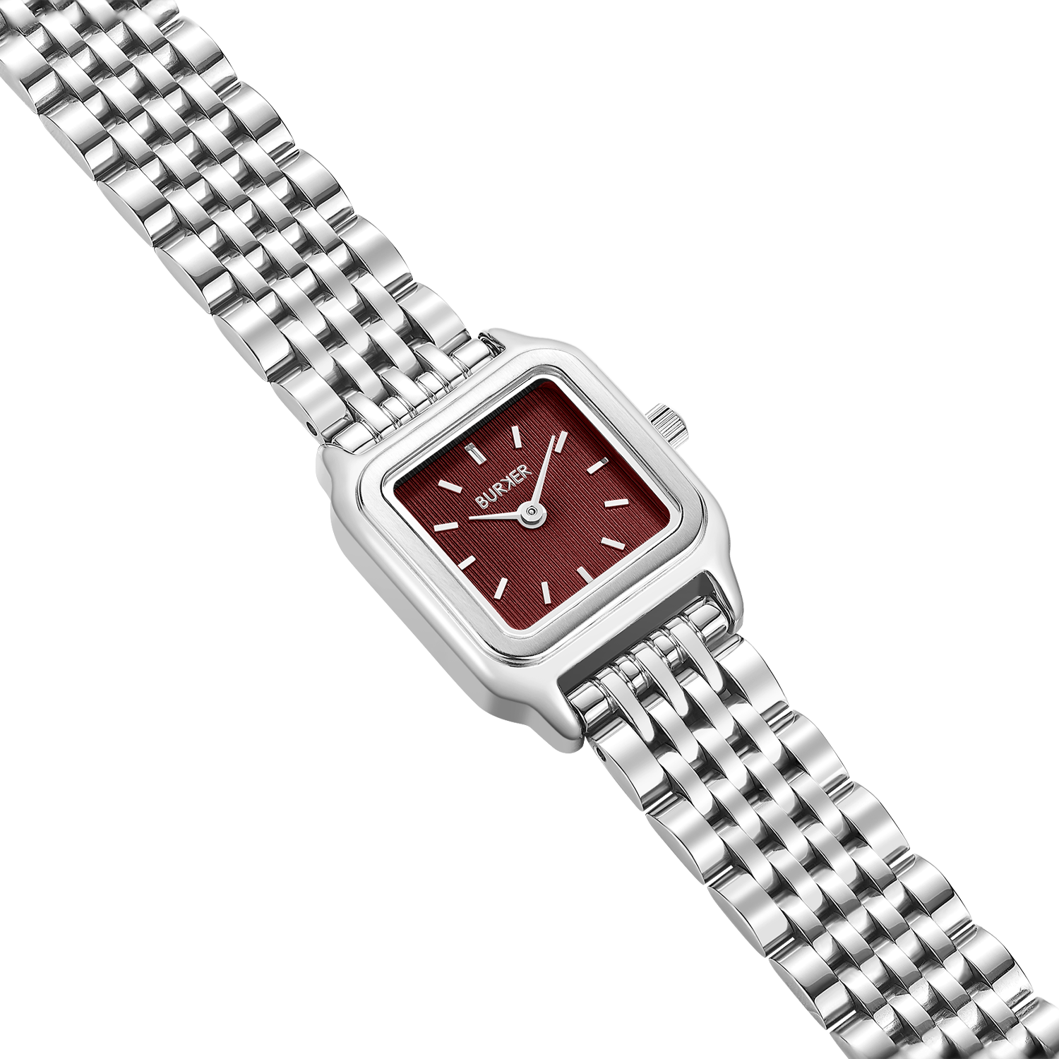 Macy Petite Silver Burgundy