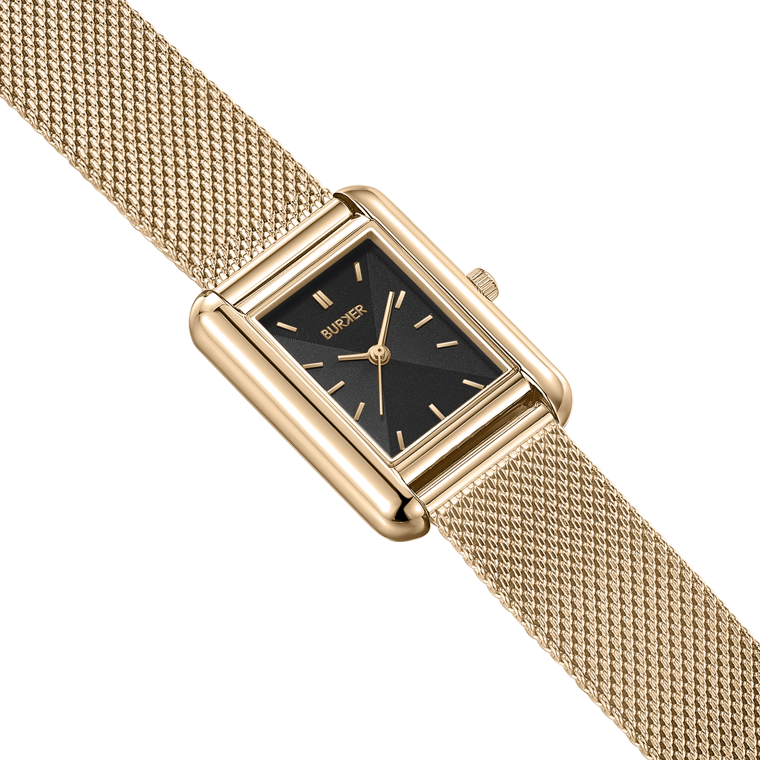 Mesh Bracelet Seiko Macys Olivia Gold Black Mesh