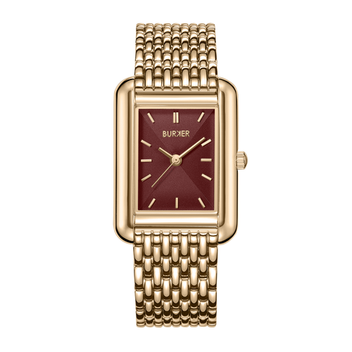 Olivia Gold Burgundy