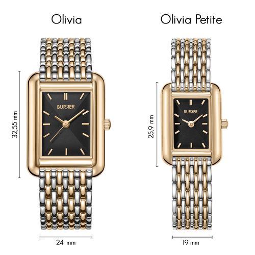 Olivia Black Gold Silver