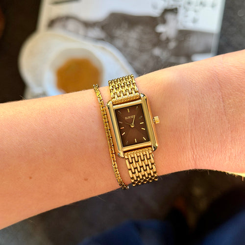 Olivia Petite Gold Brown