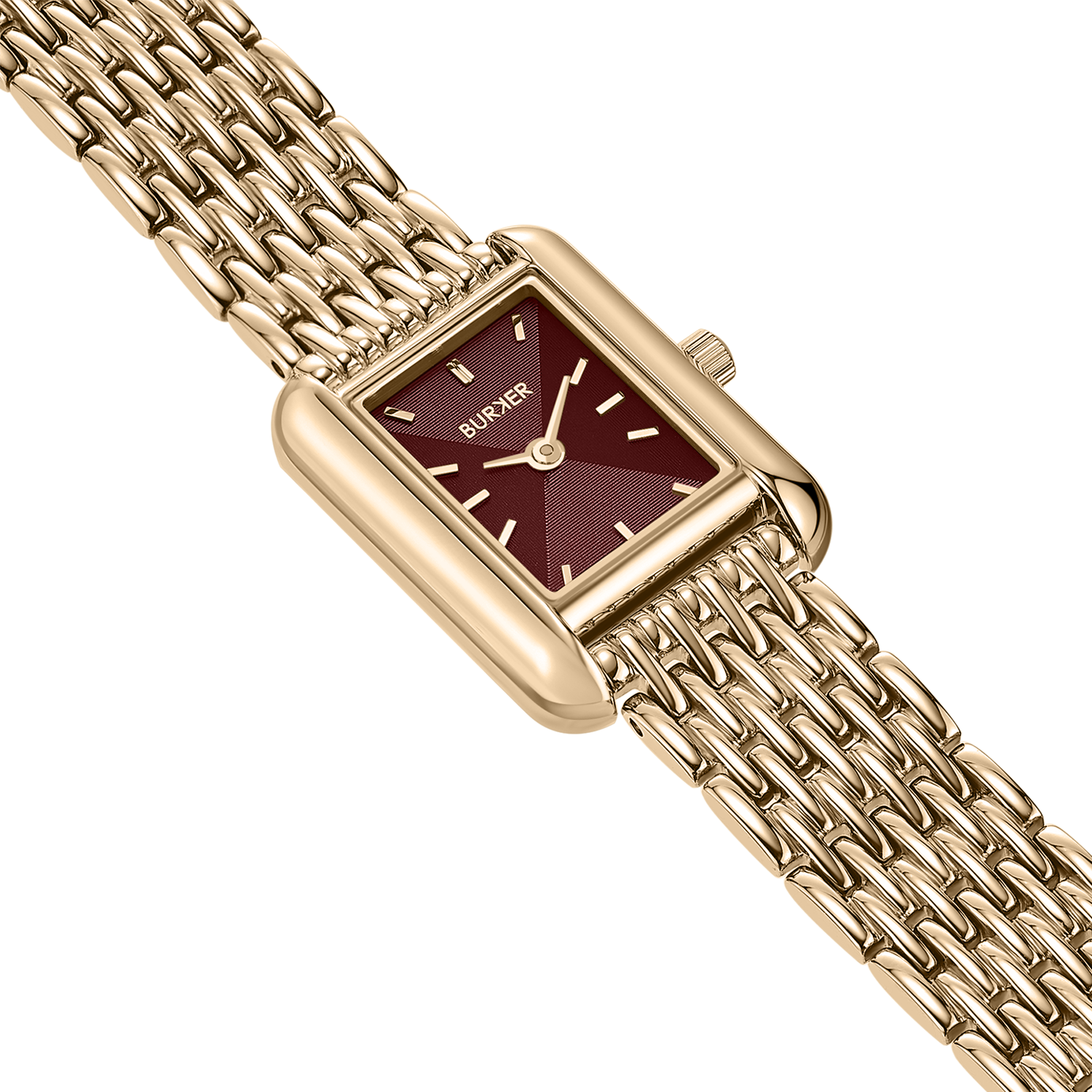 Olivia Petite Gold Burgundy