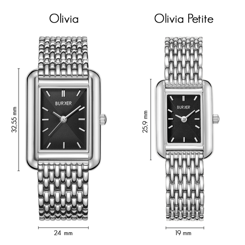 Olivia Petite Silver Black