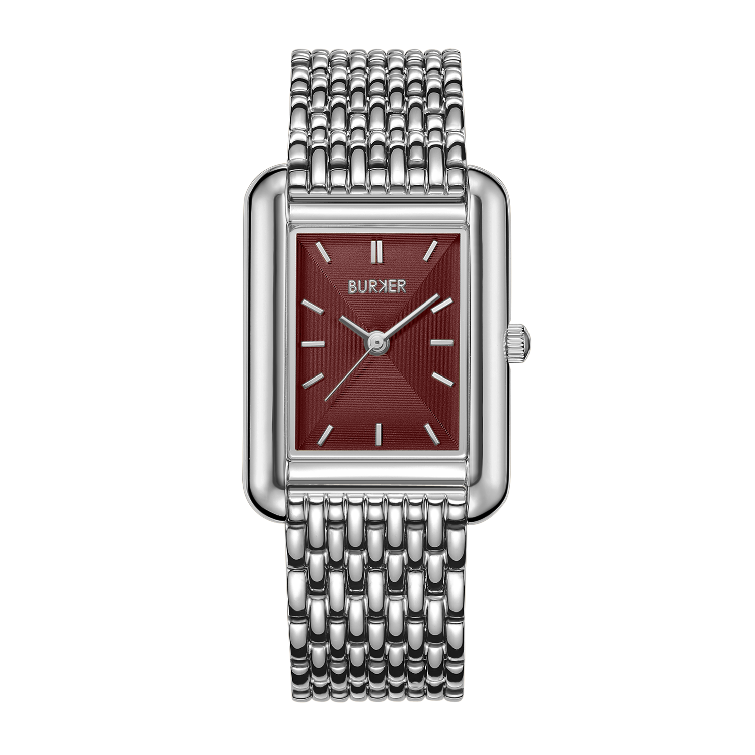 Olivia Silver Burgundy