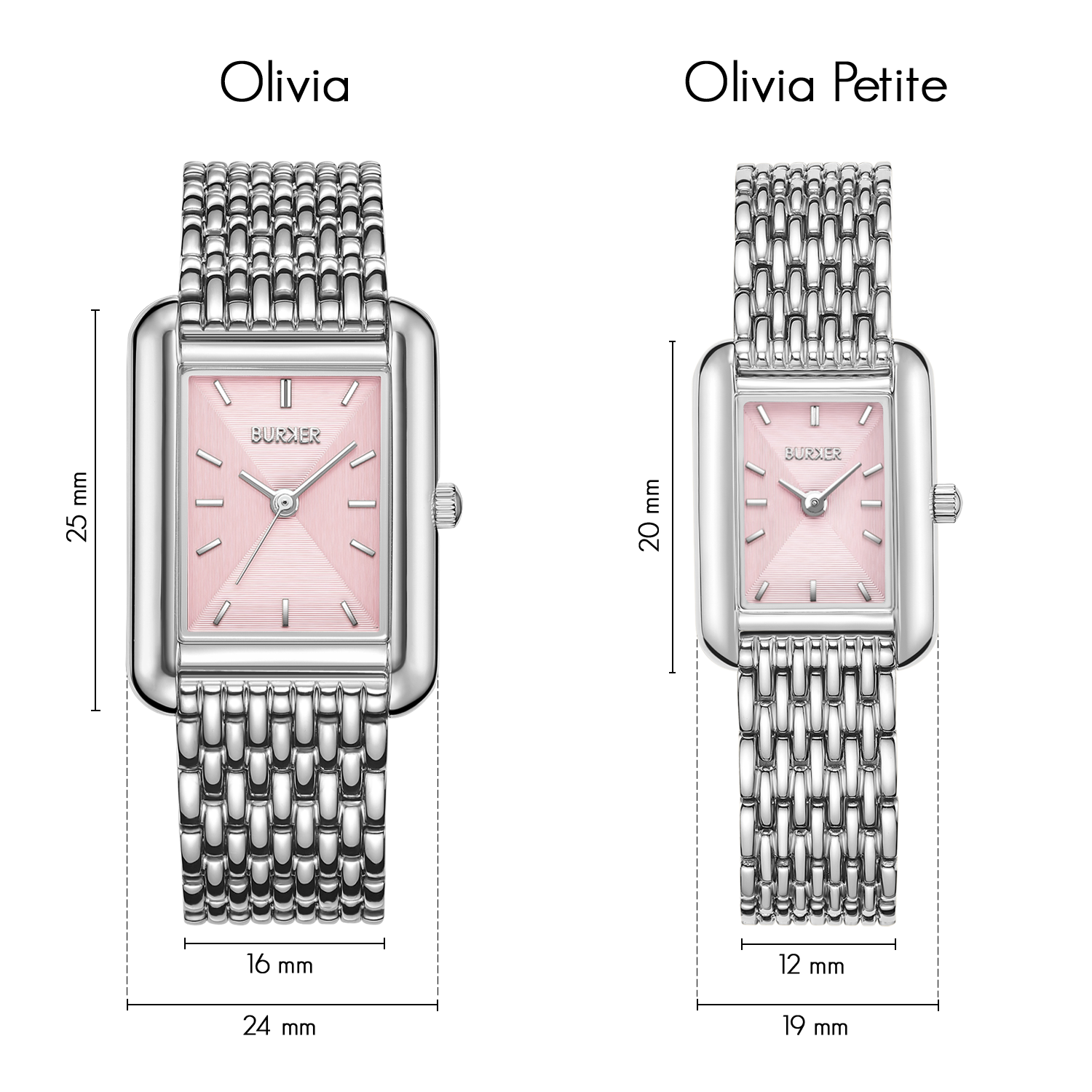 Olivia Silver Pink