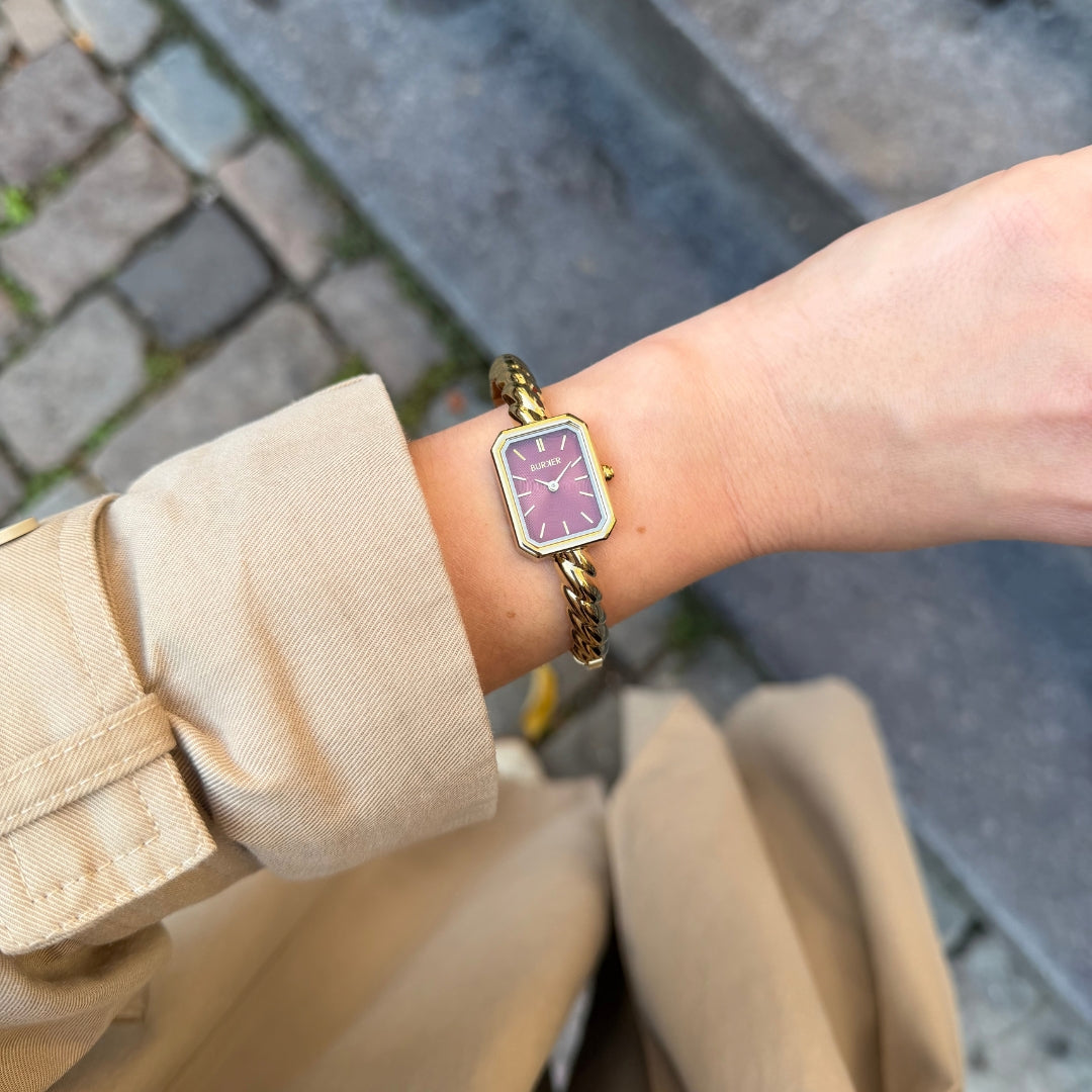 Rose Gold Burgundy