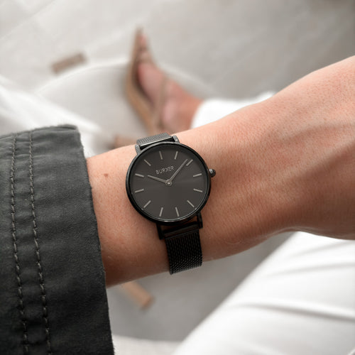 Ruby Petite Black Mesh