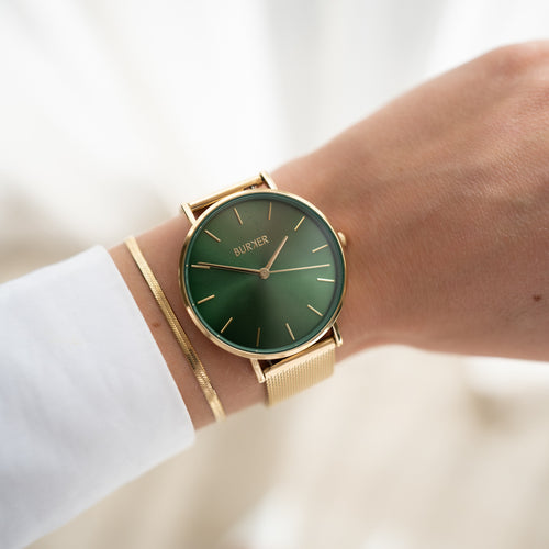 Ruby Gold Green Mesh