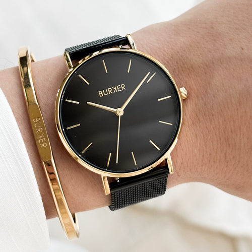 Ruby Black Gold Mesh