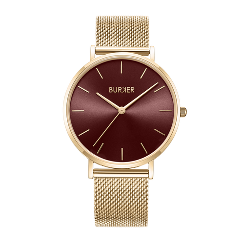 Ruby Gold Burgundy Mesh