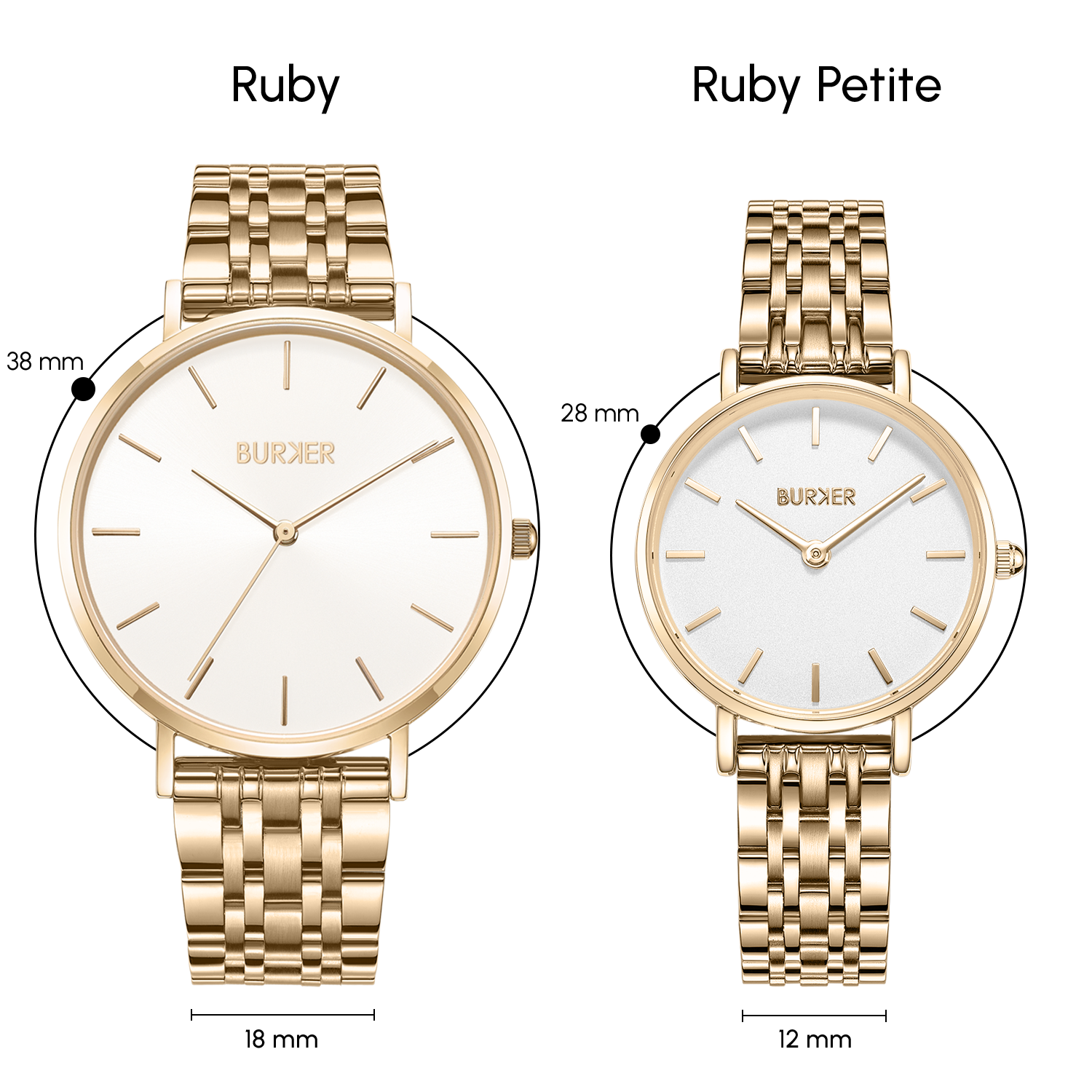 Ruby Gold White