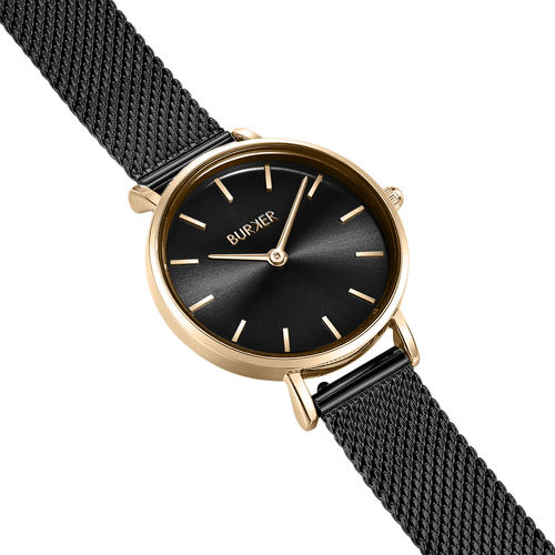 Ruby Petite Black Gold Mesh