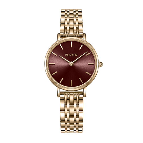 Ruby Petite Gold Burgundy