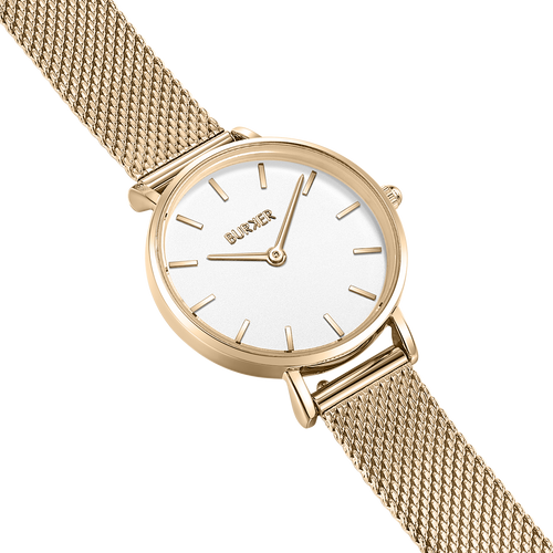 Ruby Petite Gold White Mesh