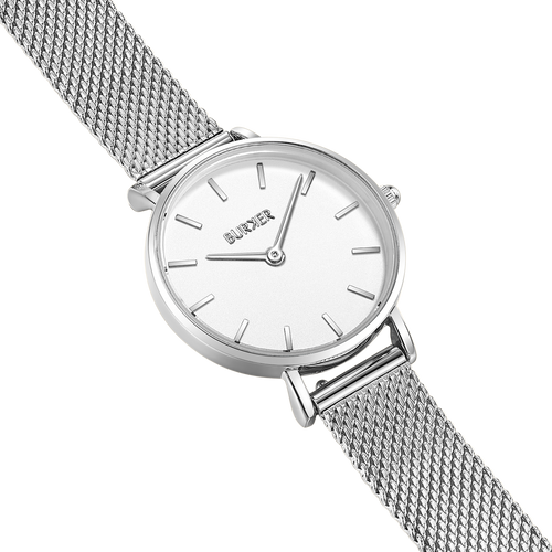 Ruby Petite Silver White Mesh