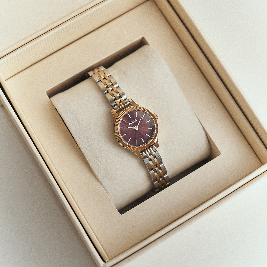 Sophie Gold Silver Burgundy